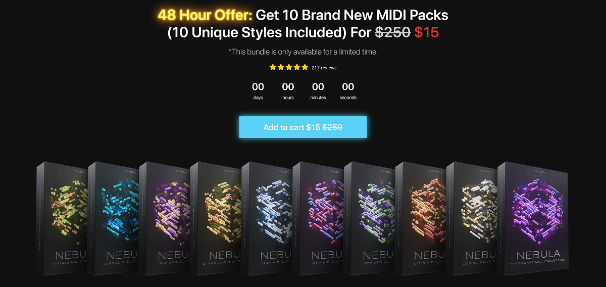 【Cymatics厂牌EDM多风格MIDI包合集】Cymatics – Nebula MIDI Collection 2023 【Cymatics厂牌EDM多风格MIDI包合集】Cymatics – Nebula MIDI Collection 2023