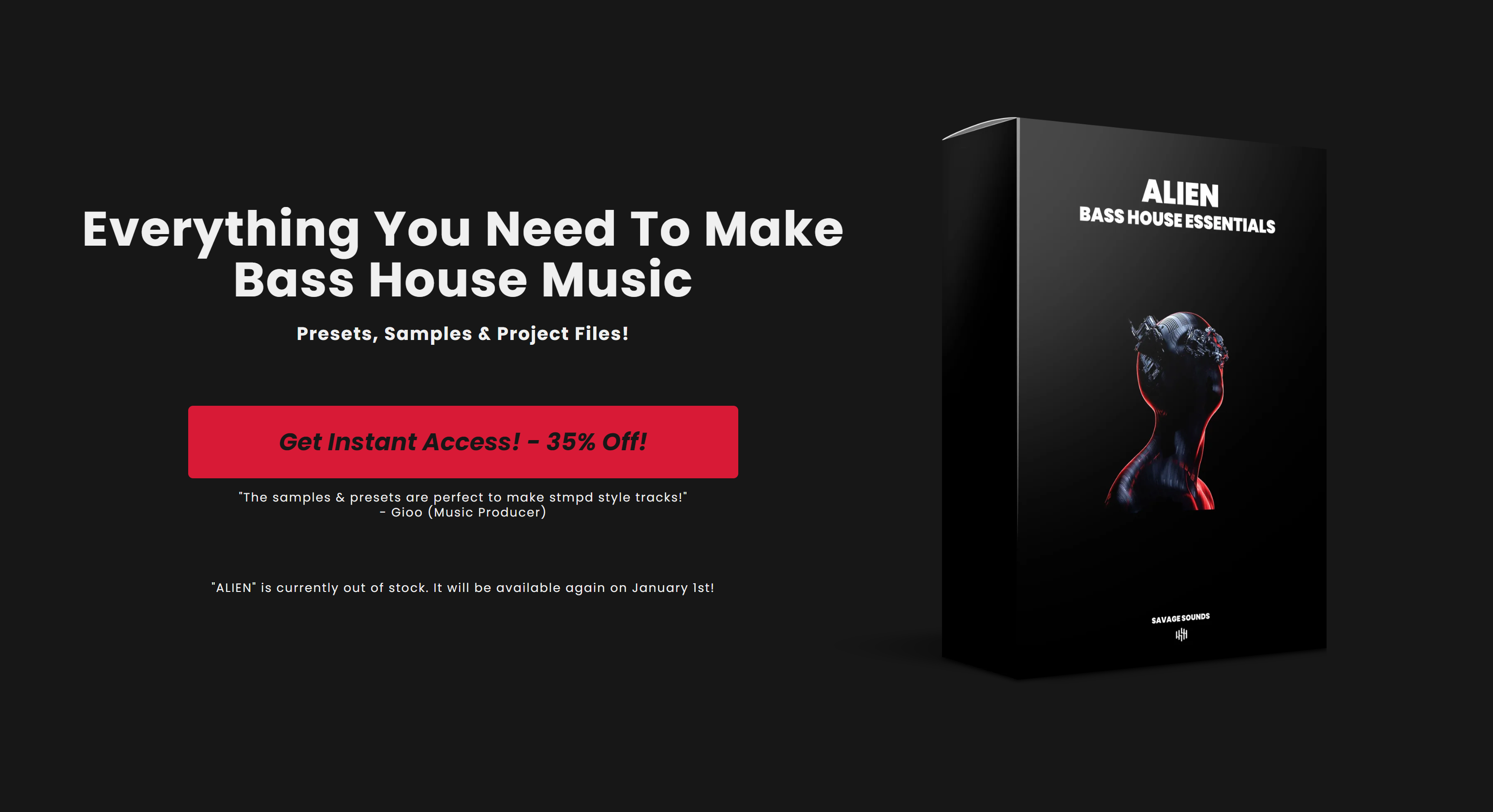 【Bass House风格采样包+预设】Savage Sounds – ALIEN Bass House Essentials