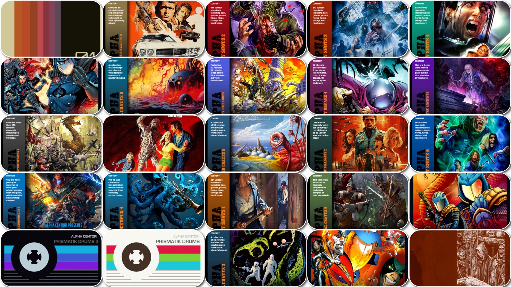 【Alpha Centori厂牌电影人声对话&Boom Bap多风格采样包合集2023】Boom Bap Labs Alpha Centori Sample Collection 2023