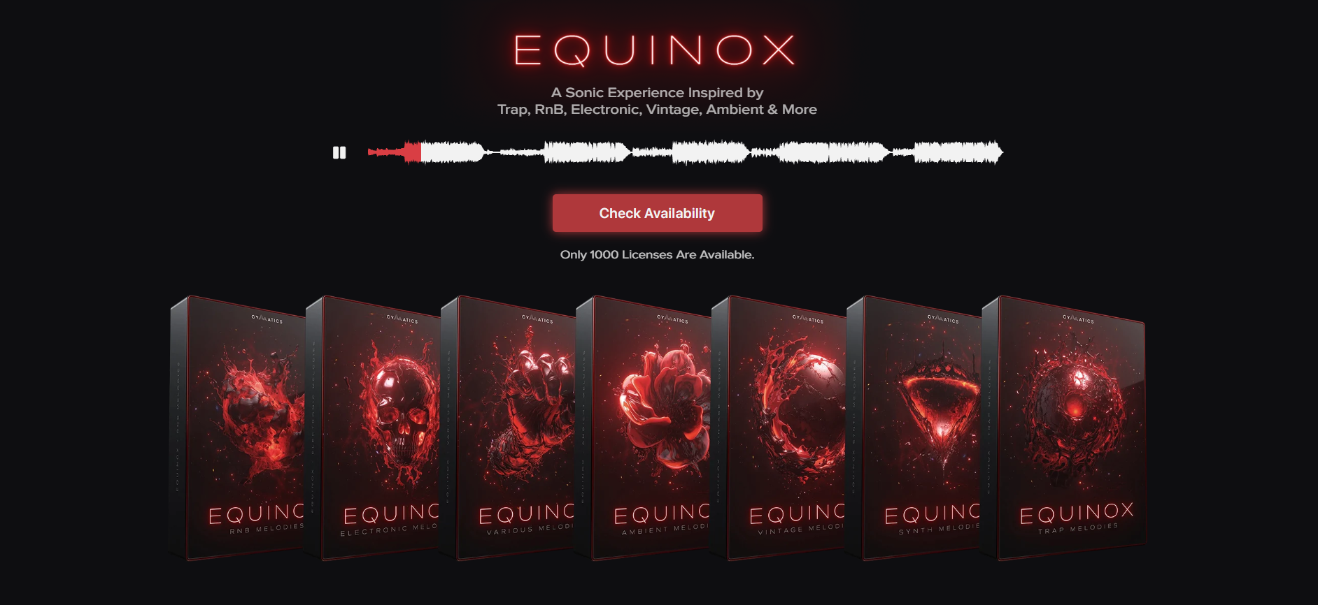 【Cymatics厂牌Trap&EDM多风格采样包发行版】Cymatics Equinox Edition 【Cymatics厂牌Trap&EDM多风格采样包发行版】Cymatics Equinox Edition