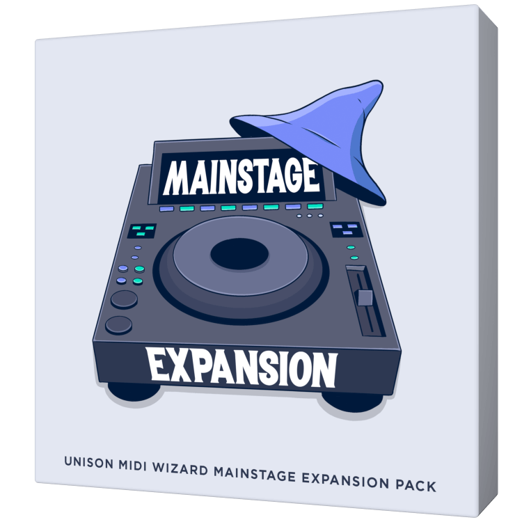 【House&EDM多风格Mainstage预设包】Unison MIDI Wizard Mainstage Expansion Pack