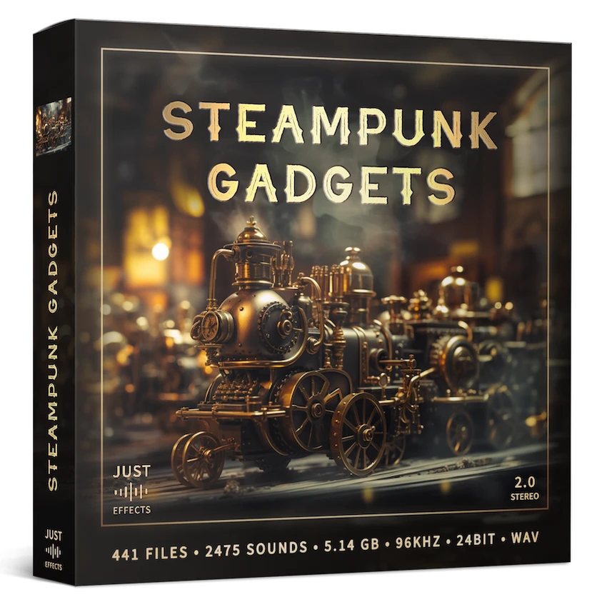 【机械齿轮音效采样包】Just Sound Effects Steampunk Gadgets