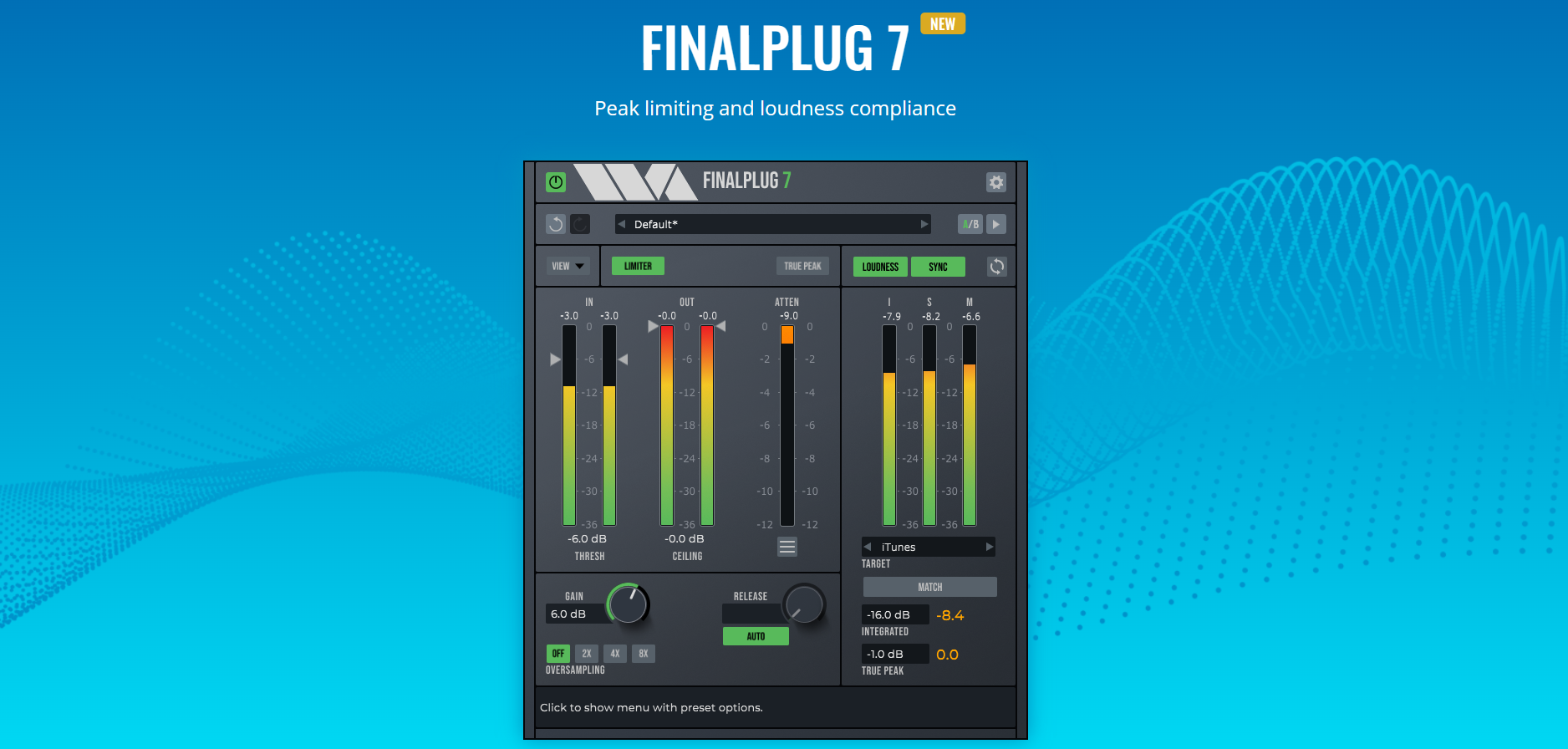 【响度计量母带插件】Wave Arts FinalPlug 7 v7.01