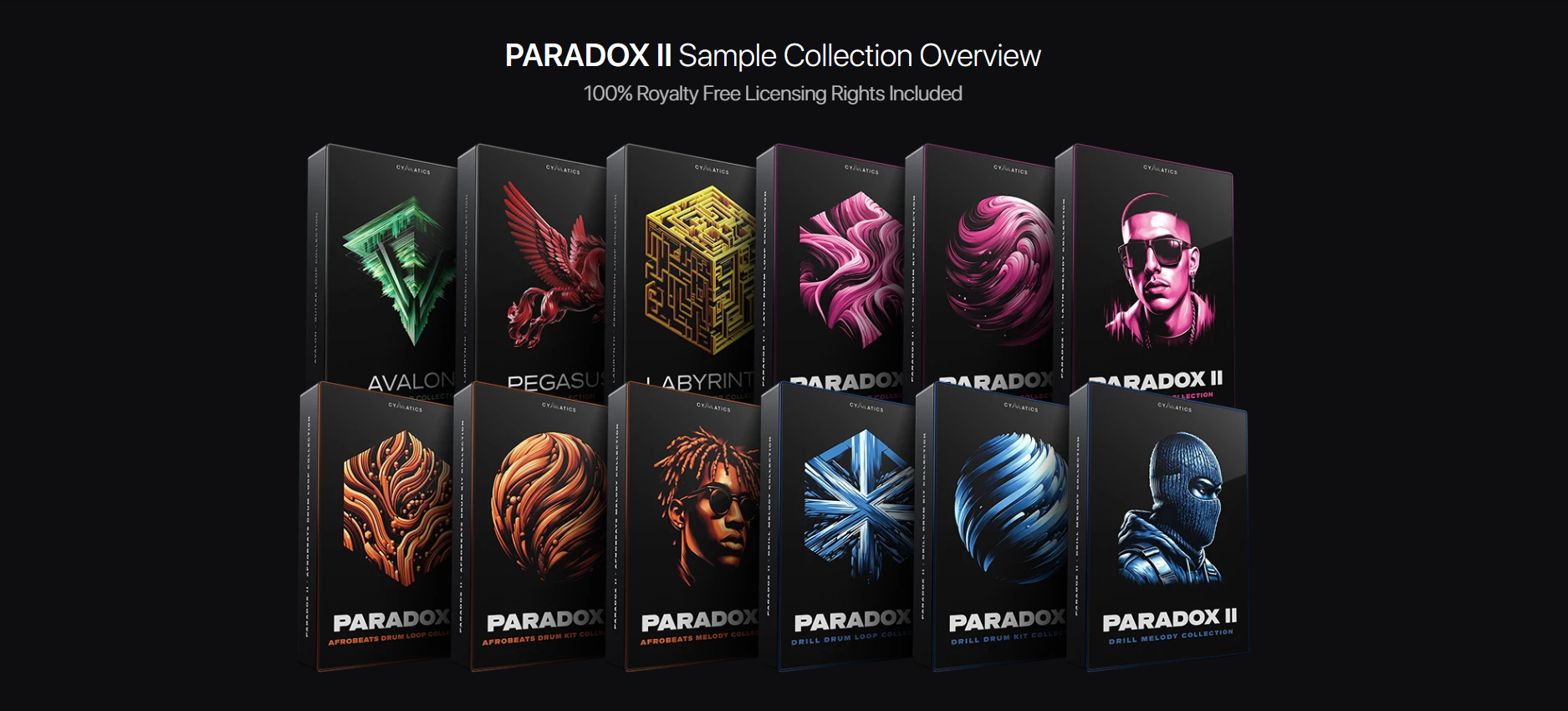 【Cymatic厂牌EDM多风格采样包合集】Cymatics – PARADOX 2