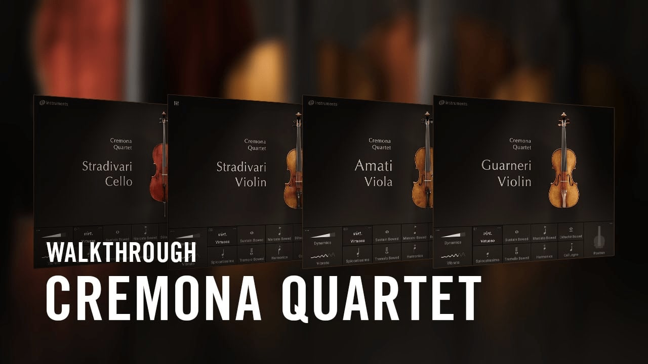 【95GB+克雷莫纳弦乐四重奏系列KONTAKT扩展】Native Instruments – Cremona Quartet