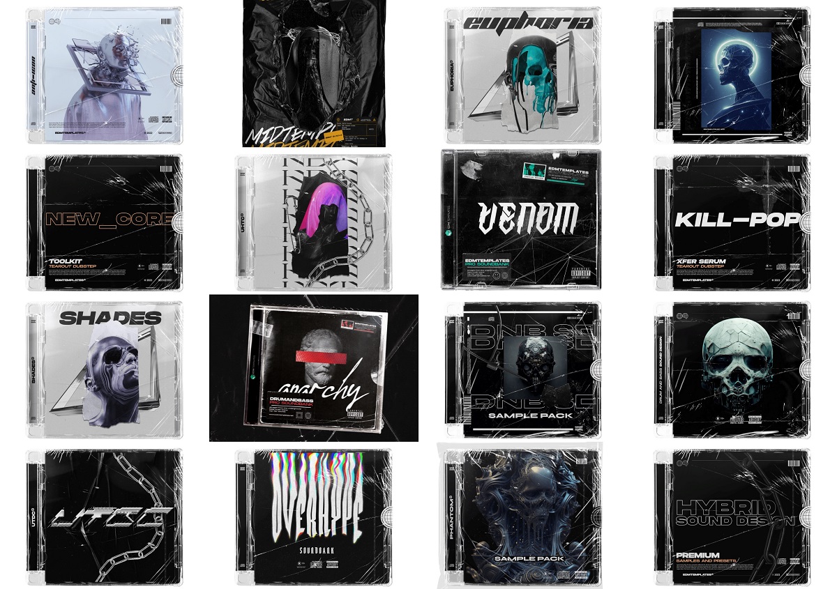 【EDM Templates厂牌Hybrid Trap&Midtempo多风格采样包合集】EDM Templates Sample Mega 2024