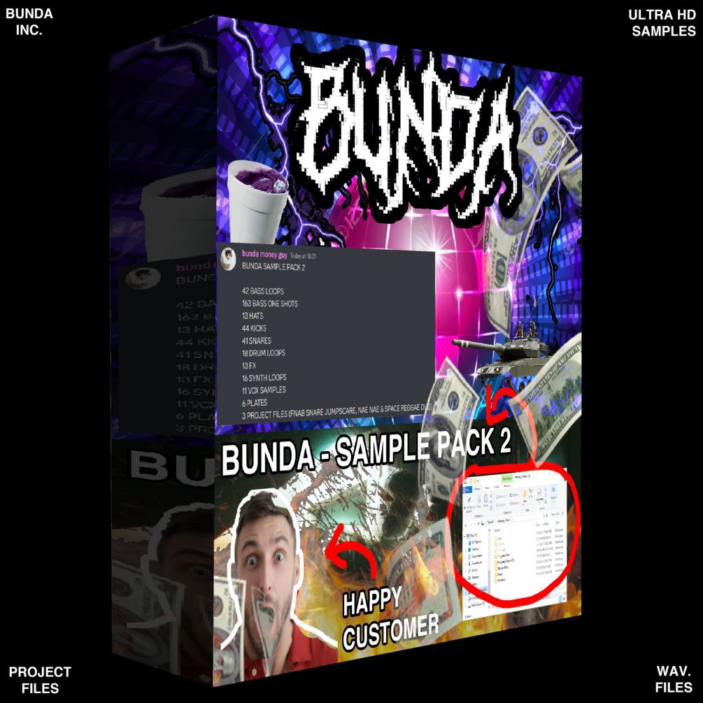 【Riddim&Dubstep多风格采样包】Bunda – Sample Pack Vol.2