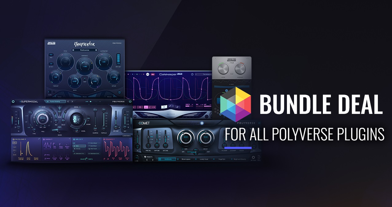 【多元化音频处理插件套装】Polyverse Music Bundle 2024-Win&Mac