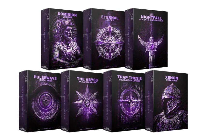 【Trap多风格采样套件包】Jay Cactus – The Sacred Trap Suite