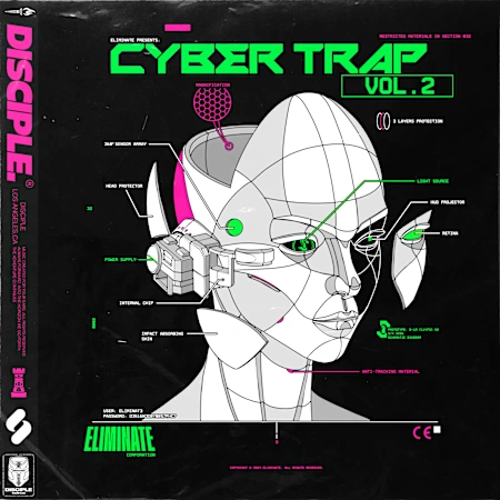 【Hybrid Trap风格采样包】Disciple Samples – Eliminate – Cyber Trap Vol.2