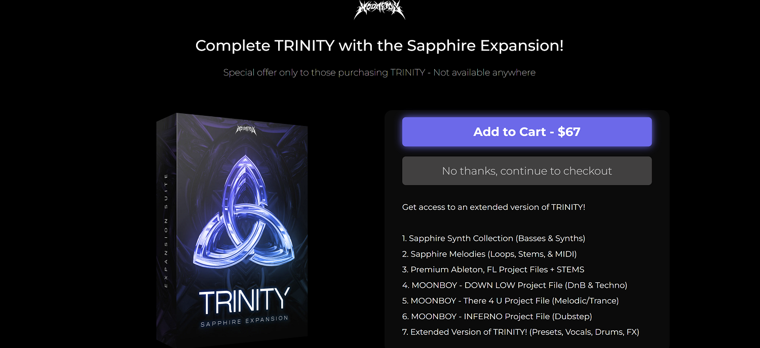 【EDM多风格采样人声扩展包】MOONBOY – TRINITY Sapphire Expansion