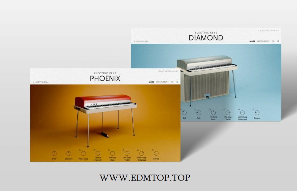 【复古经典电钢琴KONTAKT扩展】Native Instruments -Tines Duo KONTAKT