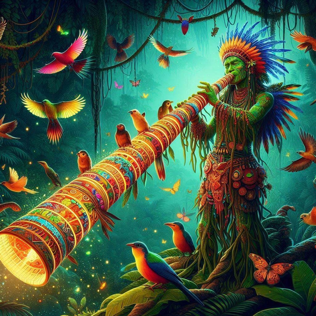 【部落民族长笛乐器Kontakt扩展】Ergo Kukke – Ayahuasca Flutes KONTAKT