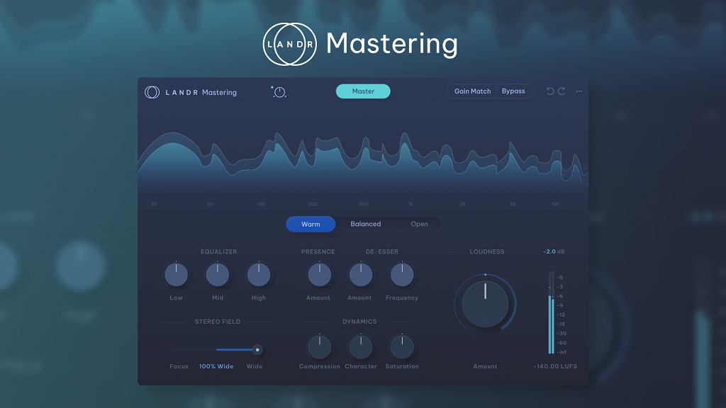 【AI自动母带处理插件】LANDR Mastering Plugin Pro v1.1.22