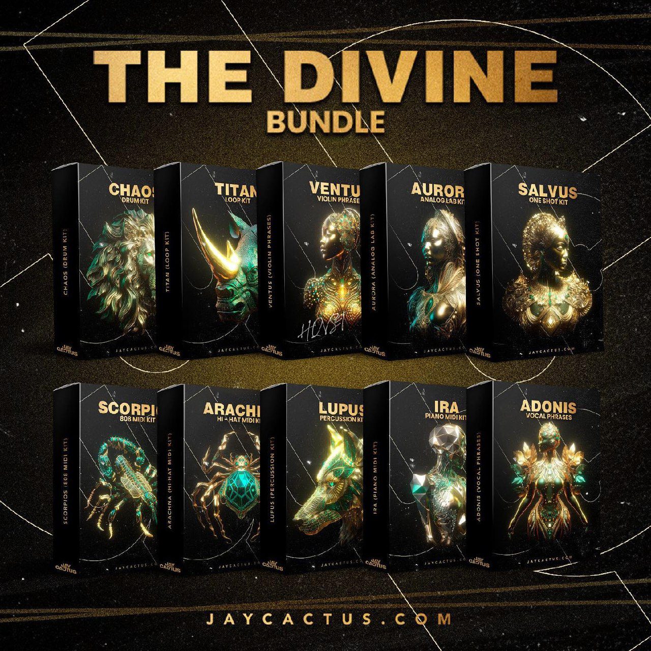 【Drill风格制作套件包】Jay Cactus – The Divine Bundle