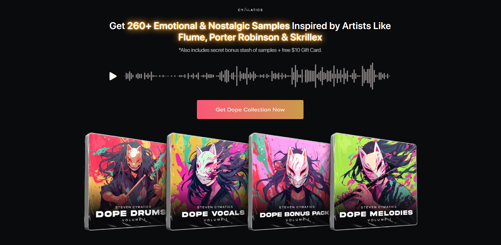 【Cymatics厂牌EDM多风格采样包】Cymatics DOPE COLLECTION