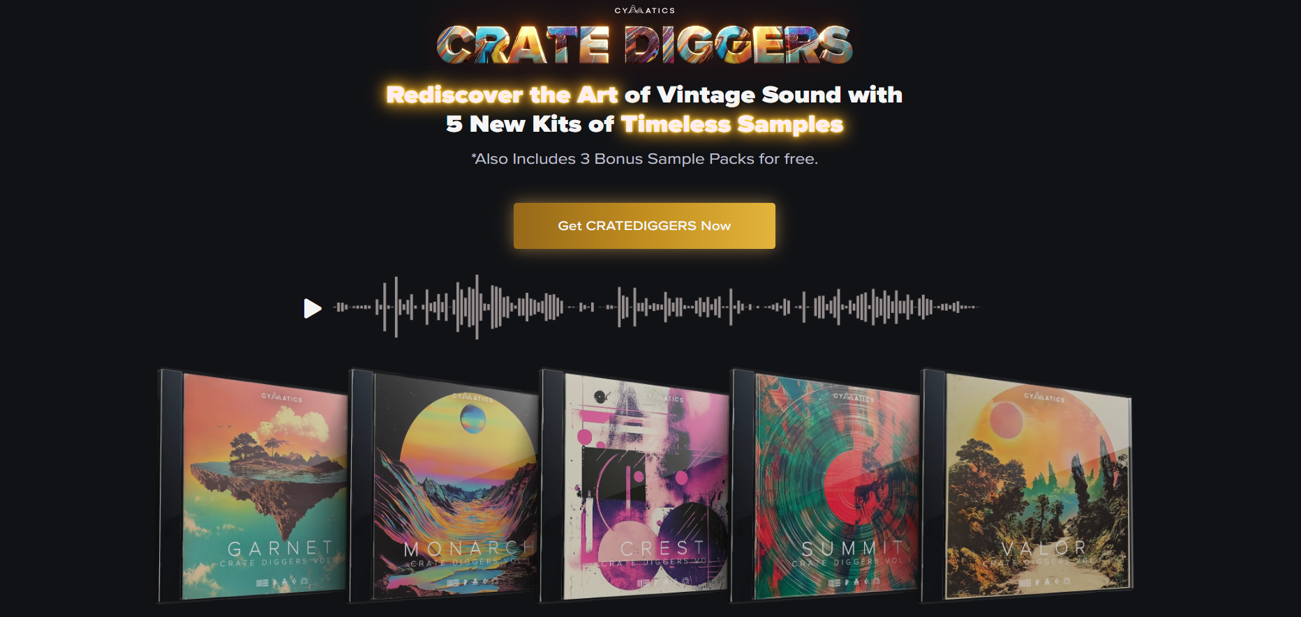 【Cymaticsc厂牌复古声音采样包】Cymatics – CRATEDIGGERS Vol.1