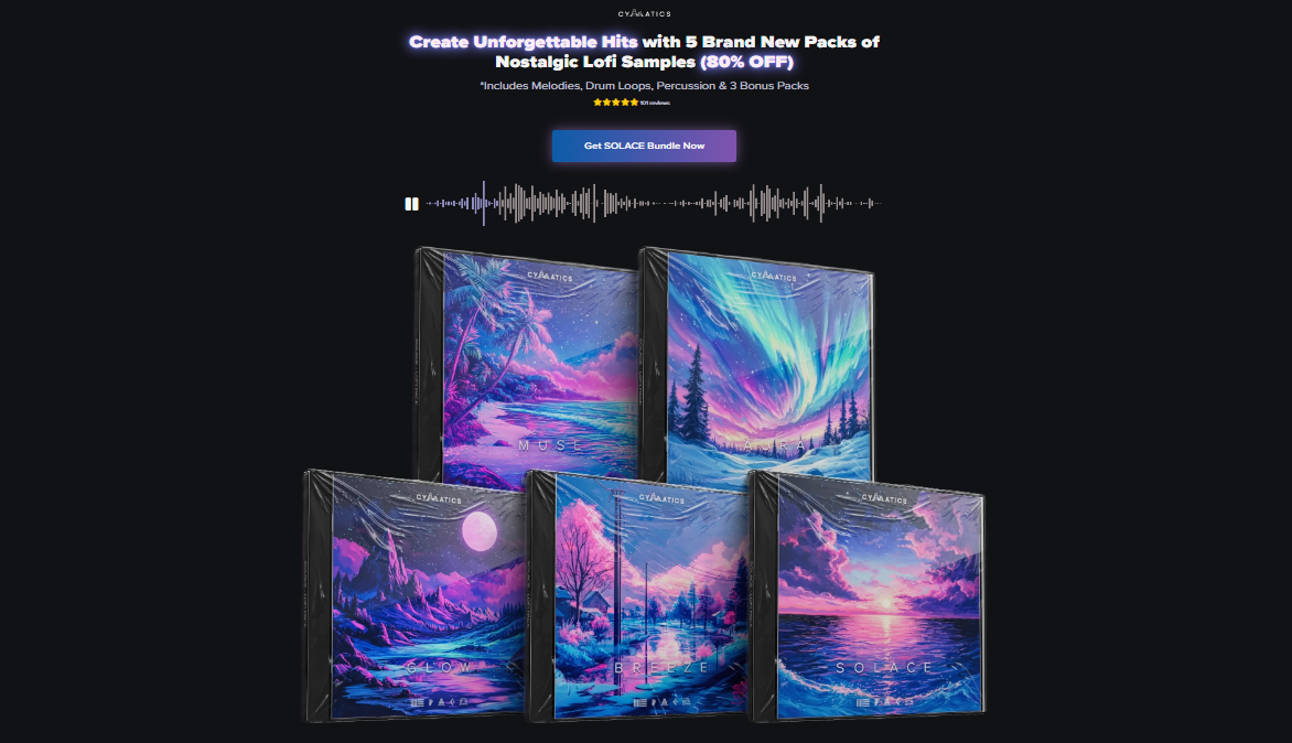 【Cymatics厂牌Lofi风格采样包】Cymatics – SOLACE Lofi Bundle 【Cymatics厂牌Lofi风格采样包】Cymatics – SOLACE Lofi Bundle
