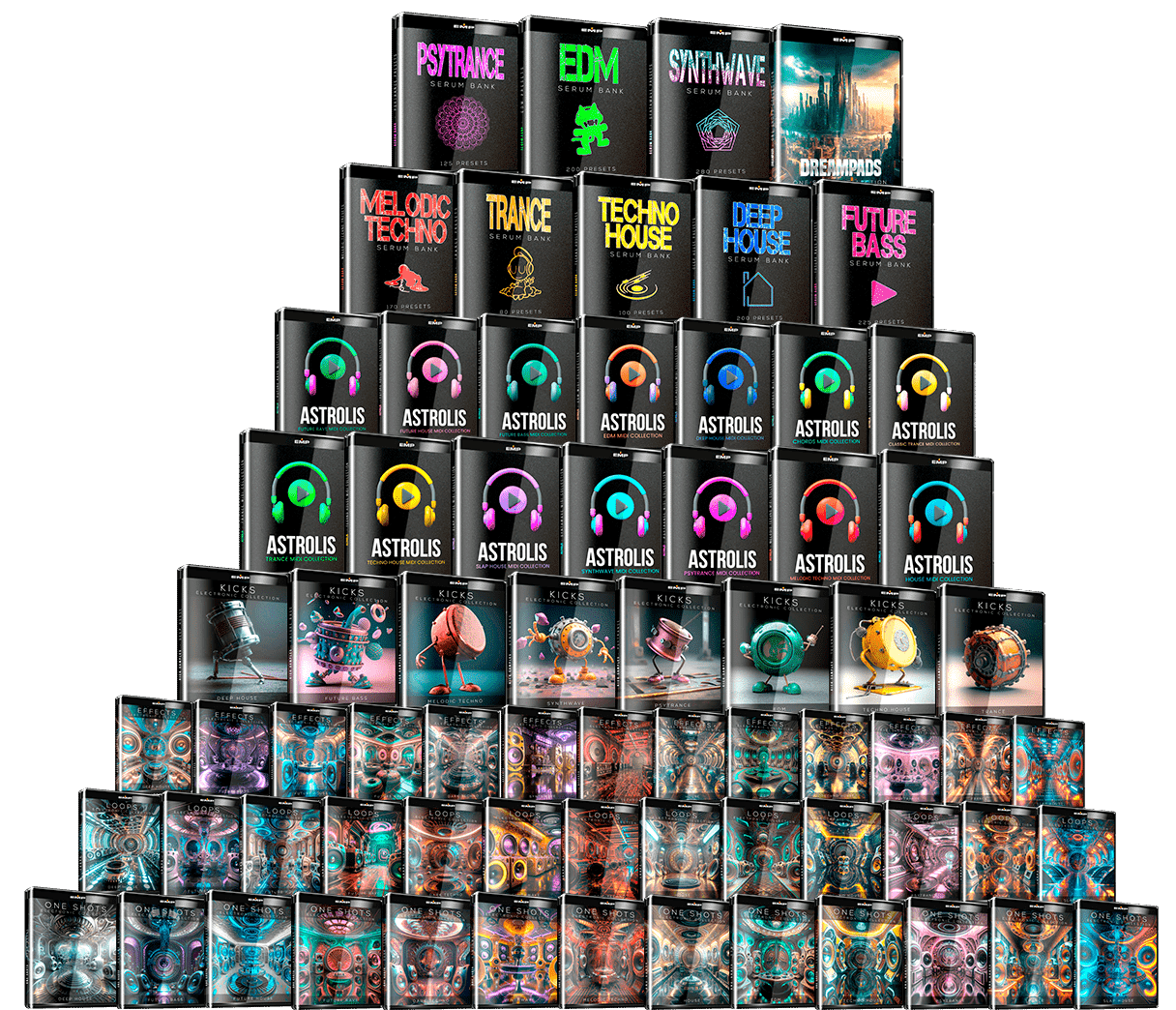 【EDM多风格血清预设套装】Esential Music Productions Serum Electronic Music Bundle