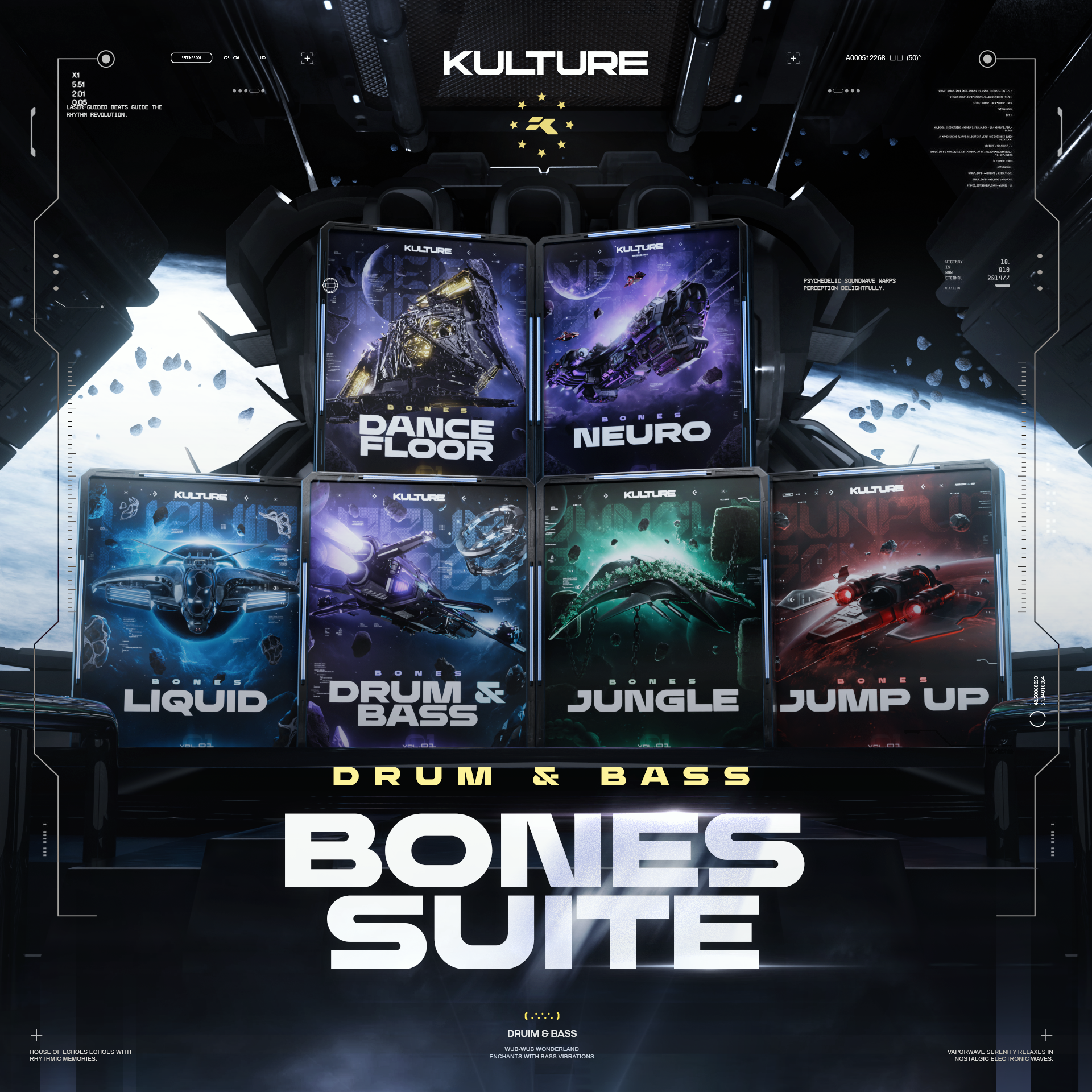 【Drum & Bass风格采样包】KULTURE Drum and Bass Bones Suite 【Drum & Bass风格采样包】KULTURE Drum and Bass Bones Suite