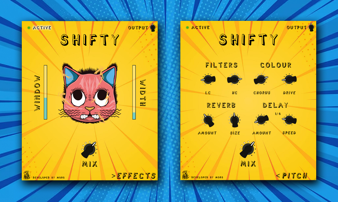 【调音FX效果插件】Mors Shifty Multi FX Pitchshifter Plugin v1.0.0