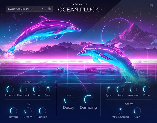 【梦幻拨弦合成器+奖金】Cymatics OCEAN PLUCK v1.0.0+ BONUSES