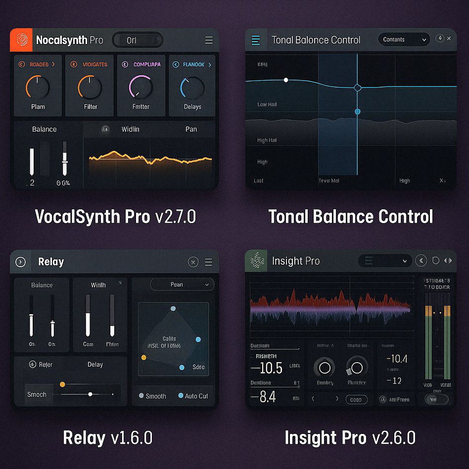 【人声混音插件捆绑包】iZotope Software Bundle 2025