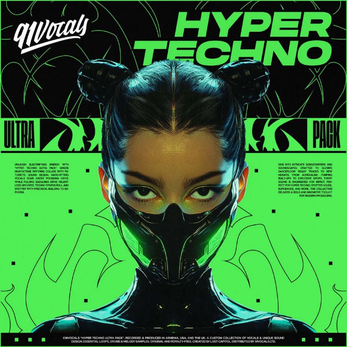 【Hyper Techno多风格采样包】91Vocals – Hyper Techno Ultra Pack