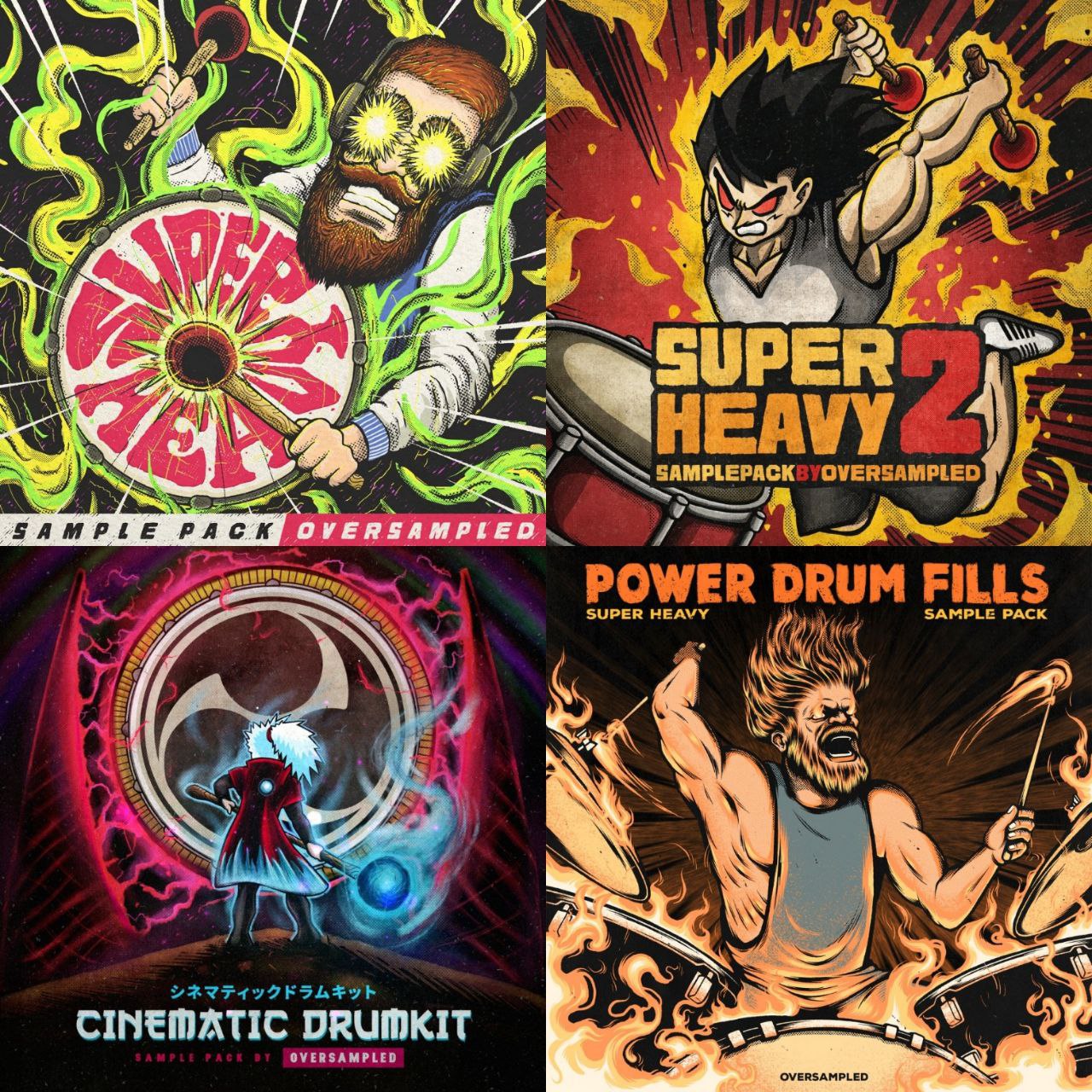 【EDM多风格鼓声采样包】Oversampled – Super Heavy All Super Heavy Collection 【EDM多风格鼓声采样包】Oversampled – Super Heavy All Super Heavy Collection