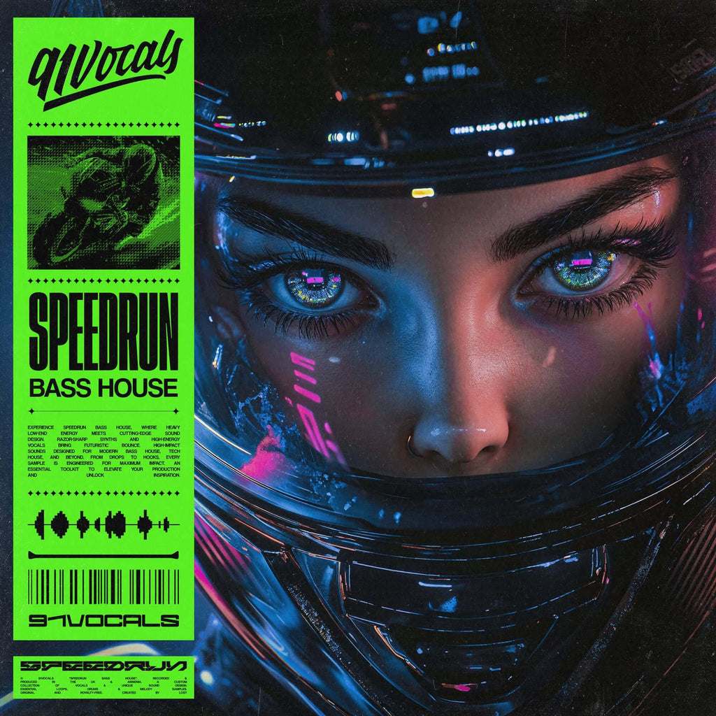 【Bass House多风格人声采样包】91Vocals – Speedrun Bass House
