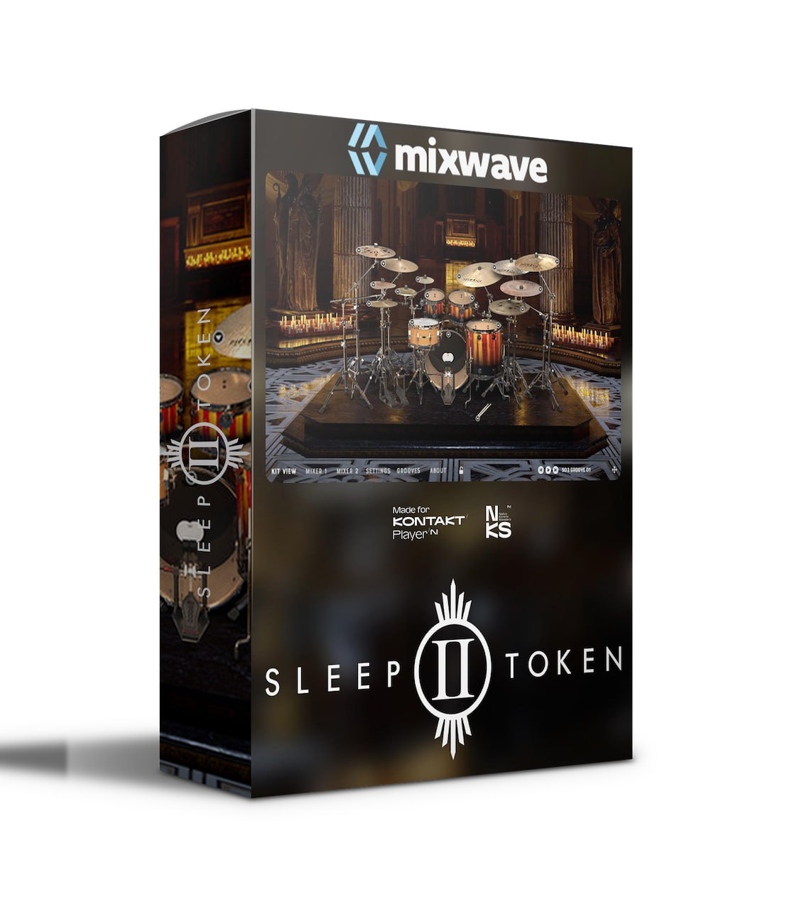 【现代虚拟鼓组乐器KONTAKT乐器扩展】MixWave Sleep Token II KONTAKT