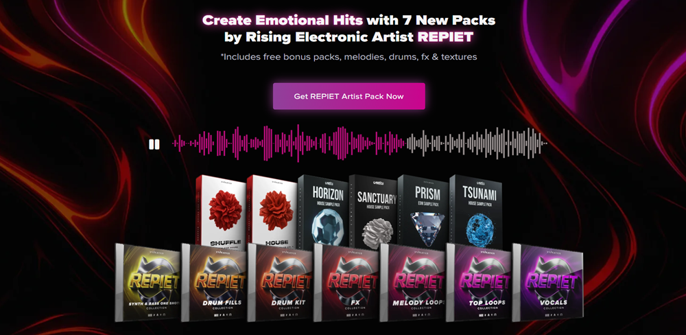 【Cymatics厂牌EDM多风格艺术家包】Cymatics – REPIET Artist Pack