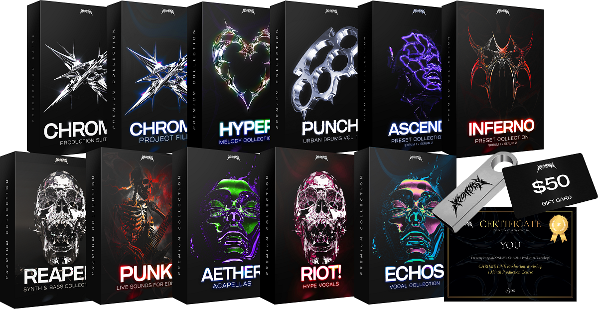 【Dubstep&House多风格采样包首发版】Moonboy – Chrome Production Suite 【Dubstep&House多风格采样包首发版】Moonboy – Chrome Production Suite