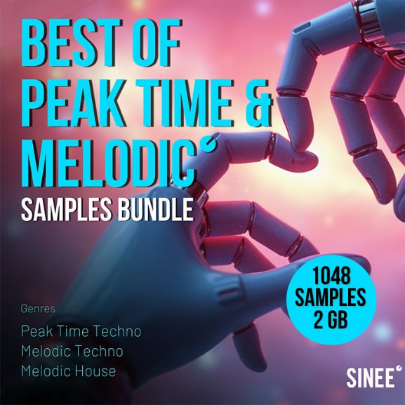 【Melodic Techno多风格旋律Loop采样包】SINEE Best Of Peak Time and Melodic Techno Samples Bundle
