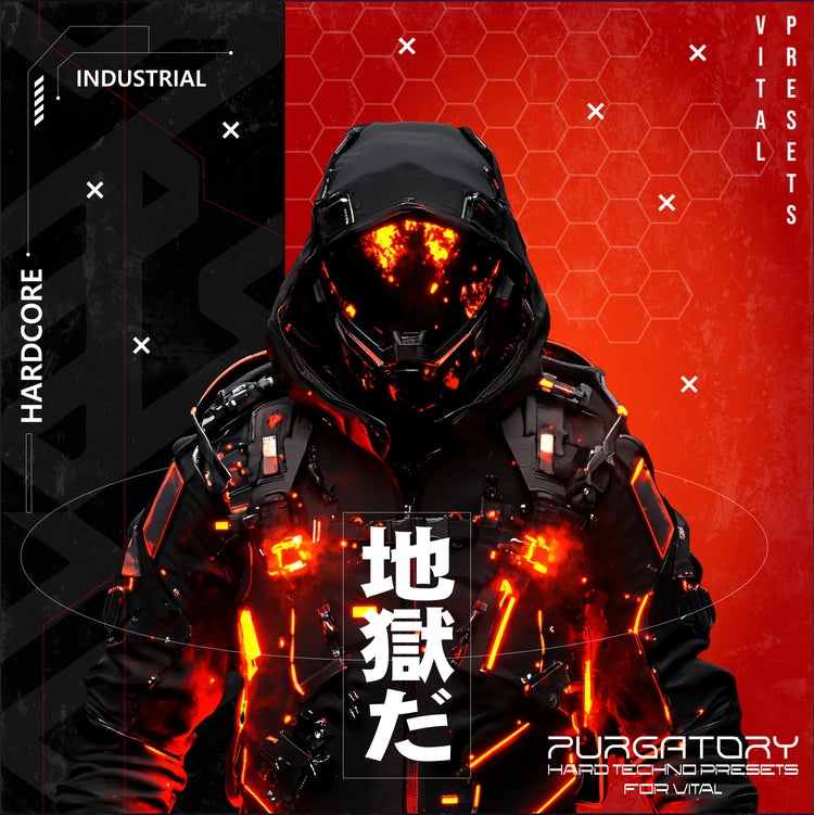 【Hard Techno多风格采样包+预设】Vortex Samples – Purgatory Hard Techno Presets for Vital